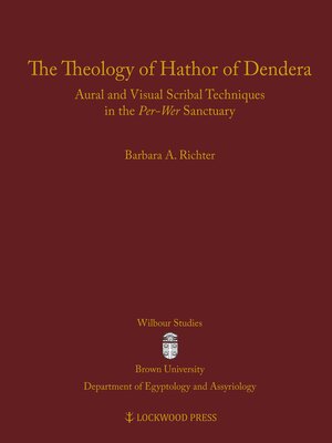 cover image of The Theology of Hathor of Dendera